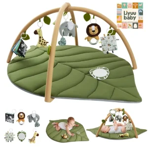 Blissful Diary Baby Play Gym & Activity Mat, Tummy Time Sensory Fun