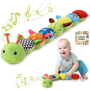 Musical Stuffed Animal with Crinkle & Rattle