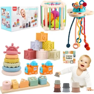 Premium Baby Toys for 6-18 Months, Learning Toys for Toddlers 1-3 Years