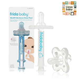 Frida Baby Medicine Pacifier, Mess-Free Medi Frida Syringe Dispenser
